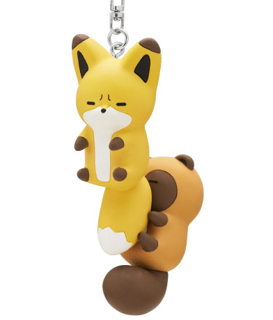 尻尾を拝借タヌキ